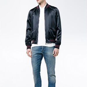 Valentino Garavani
Rockstud bomber jacket / size: 14